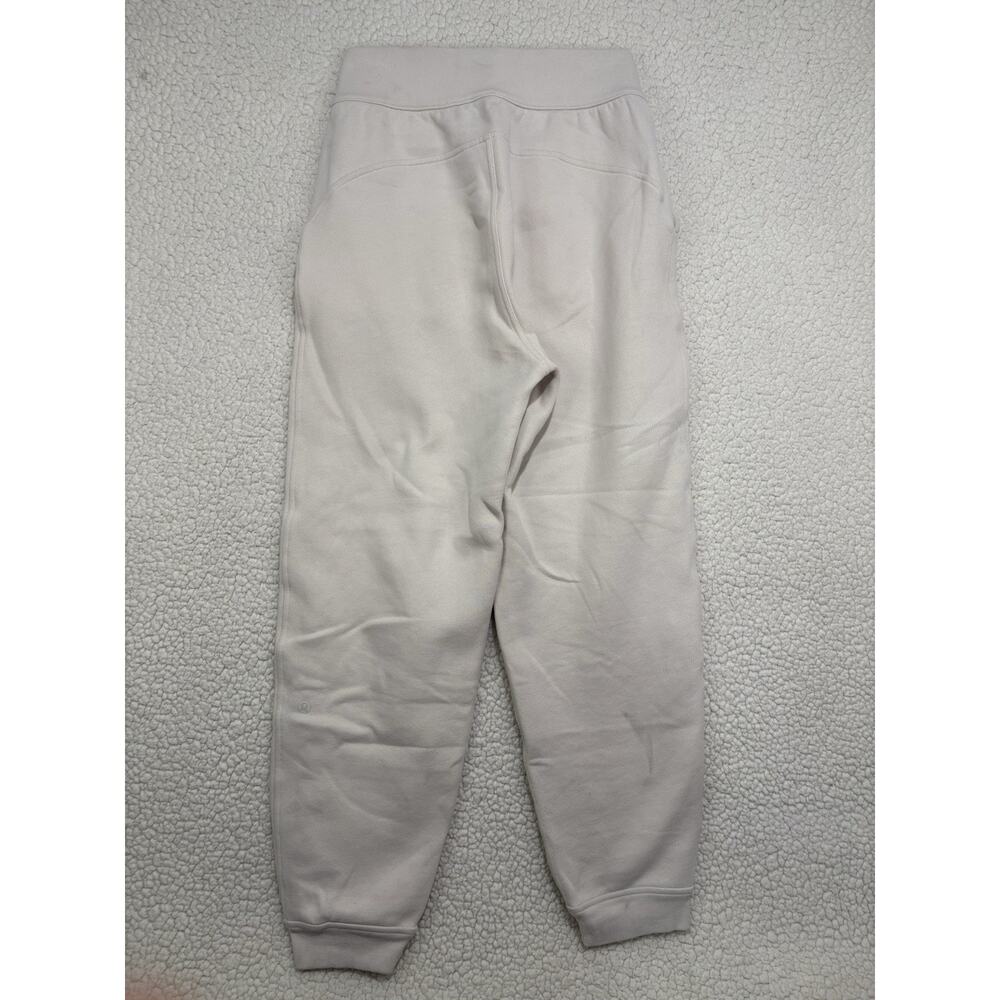 Lululemon Sweatpants Womens 4 Braided Detail High-Rise Joggers White Cream Gym - Picture 3 of 8